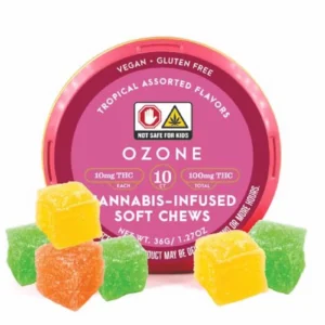 ozone gummies tropical assorted cannabis infused soft chews