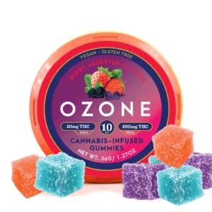ozone gummies berry assorted cannabis infused